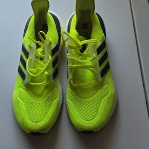 Adidas Kids Neon Yellow Sneakers